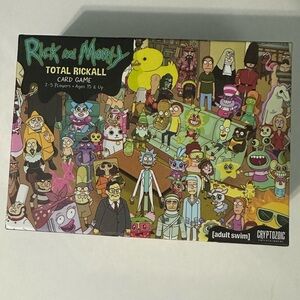 NIB Rick and Morty Total Rickall Card Game